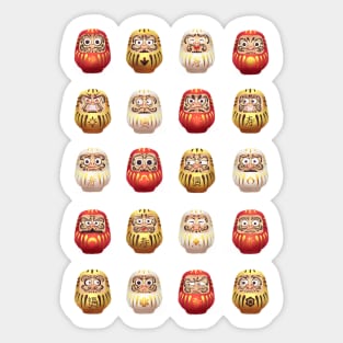 Daruma Dolls Sticker